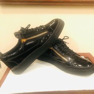 Giuseppe Zanotti Black Patent Leather Shoes